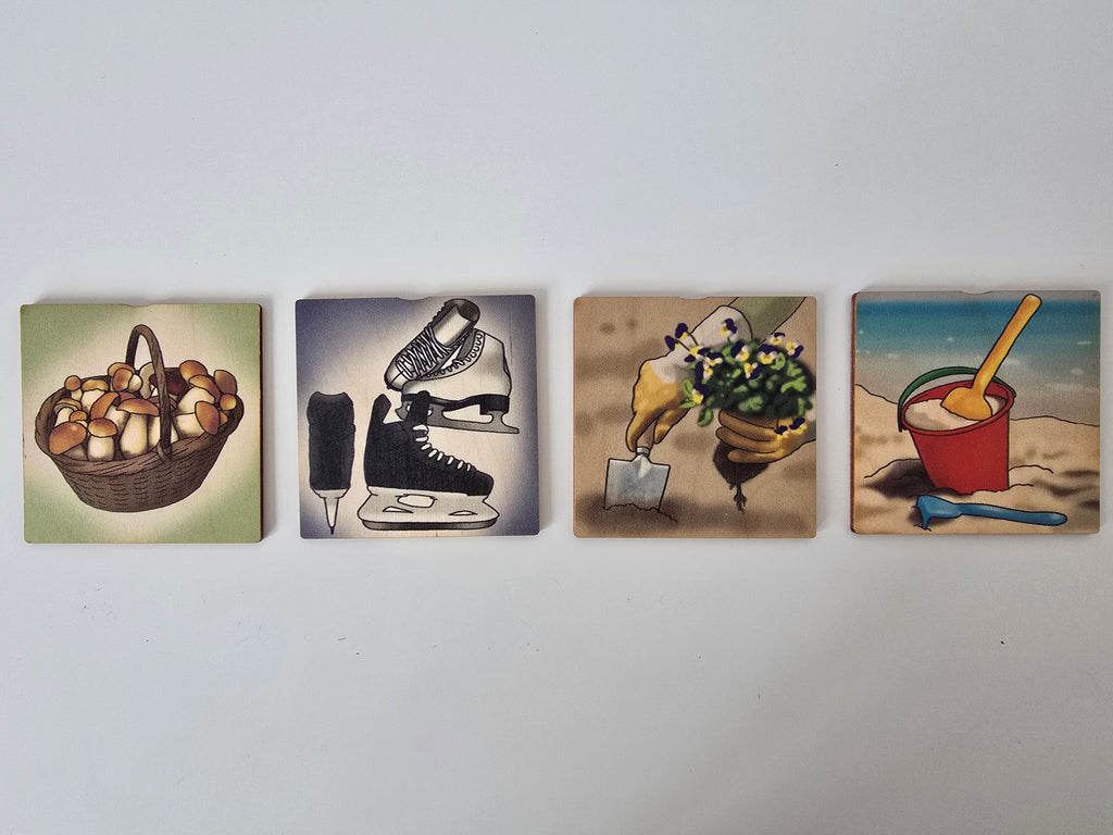 Personalized Wooden Nature Calendar – Daily Learning Through Nature, Weather & Routine | Eduletto