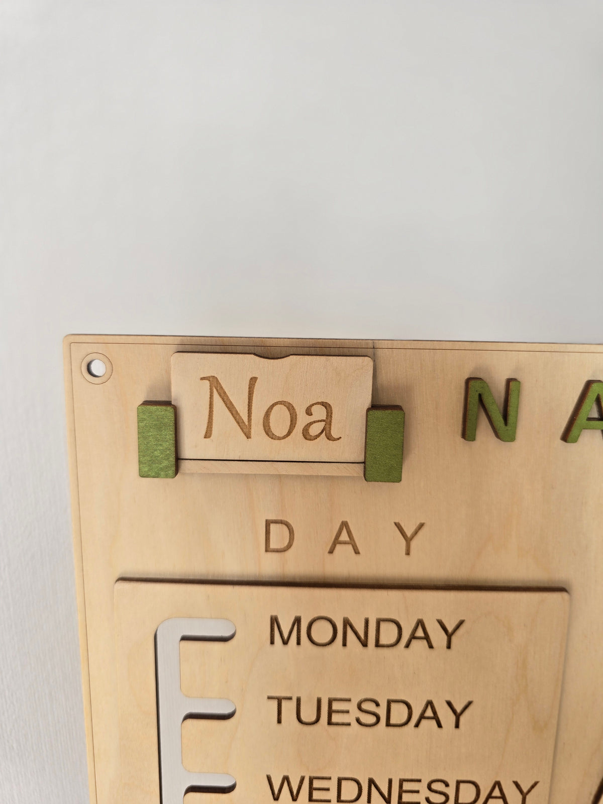 Personalized Wooden Nature Calendar – Daily Learning Through Nature, Weather & Routine | Eduletto