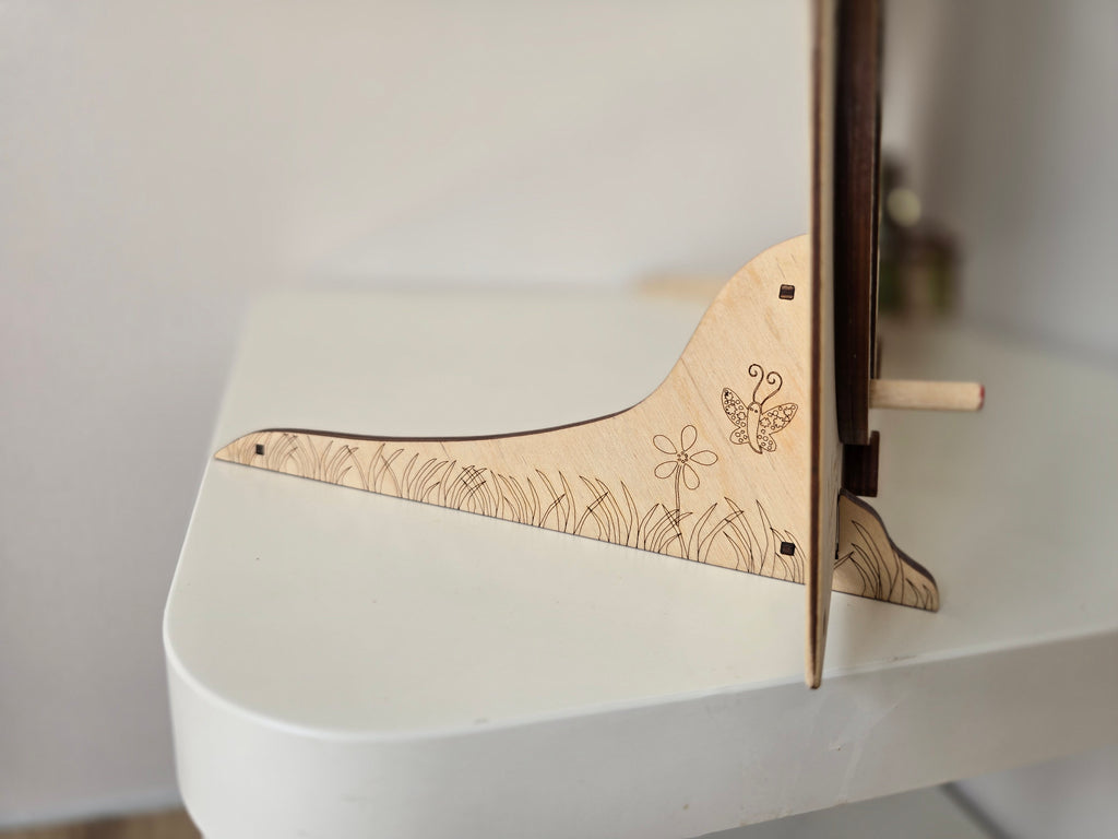 Personalized Wooden Nature Calendar – Daily Learning Through Nature, Weather & Routine | Eduletto