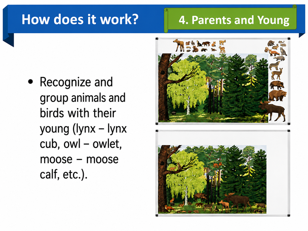 Large Magnetic Nature Game “Forest”