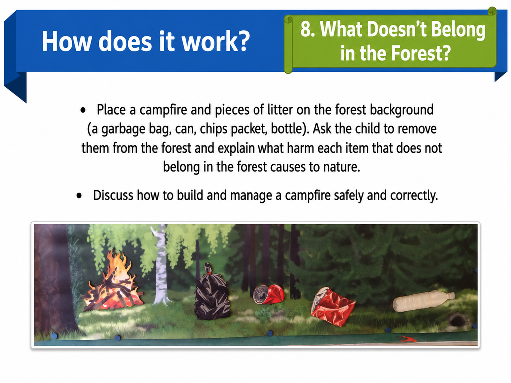 Large Magnetic Nature Game “Forest”