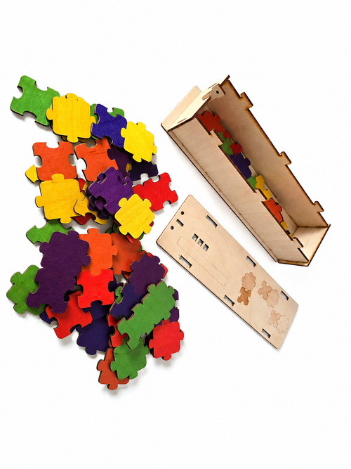 Colourful Wooden Domino – Match Colours, Build Patterns & Learn Through Play | Eduletto