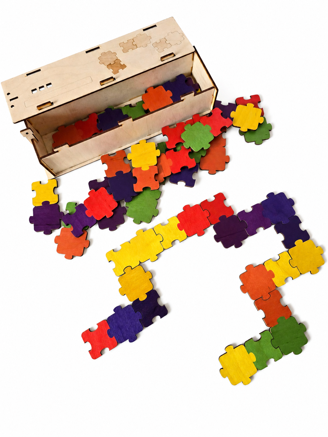 Colourful Wooden Domino – Match Colours, Build Patterns & Learn Through Play | Eduletto