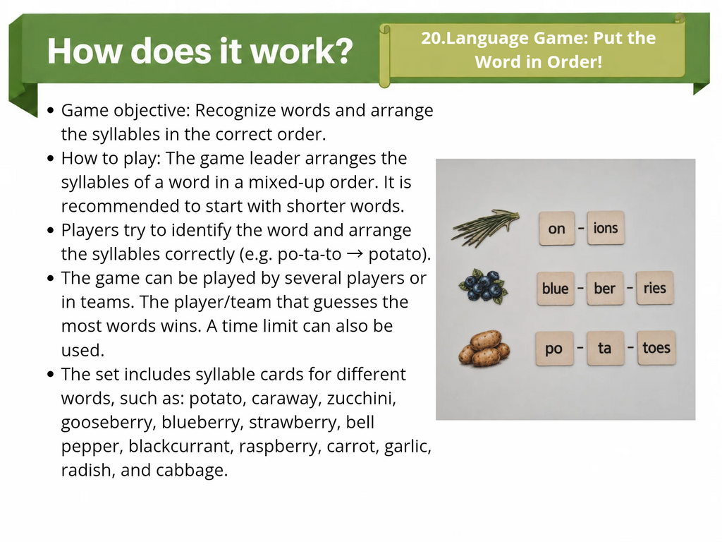 Large Nature Game “The Garden”
