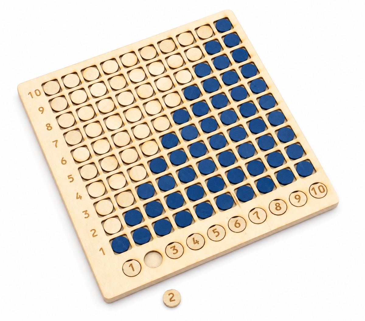 Number Composition Board 1–10 – Wooden Educational Math Tool