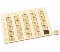 Counting Table up to 5 – Wooden Educational Math Board