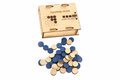 Counting Circles – 100-Piece Wooden Two-Colour Math Counters Set