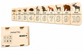 Animal Ten – Wooden Educational Counting Puzzle
