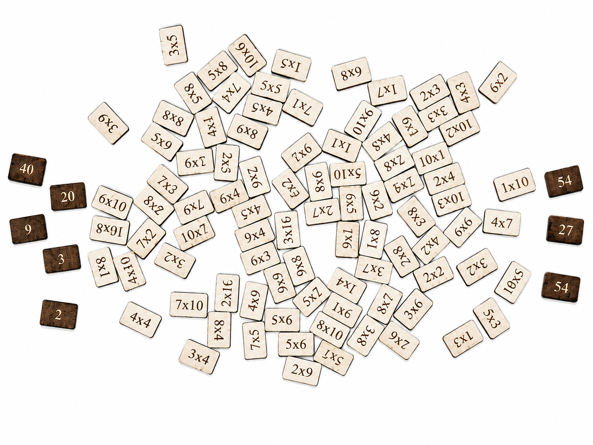 Multiplication Table – Wooden Educational Math Game