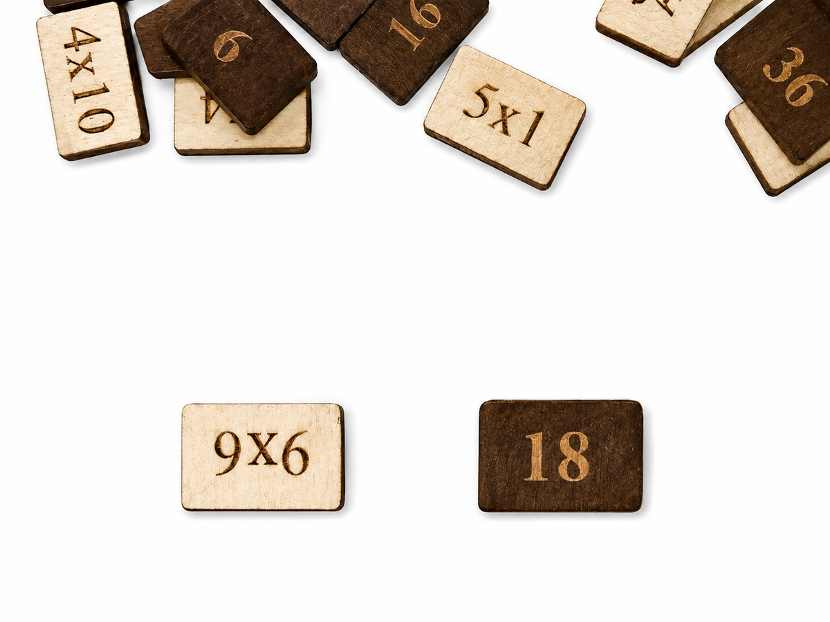 Multiplication Table – Wooden Educational Math Game