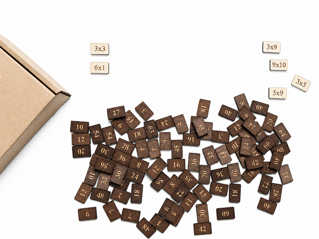 Multiplication Table – Wooden Educational Math Game