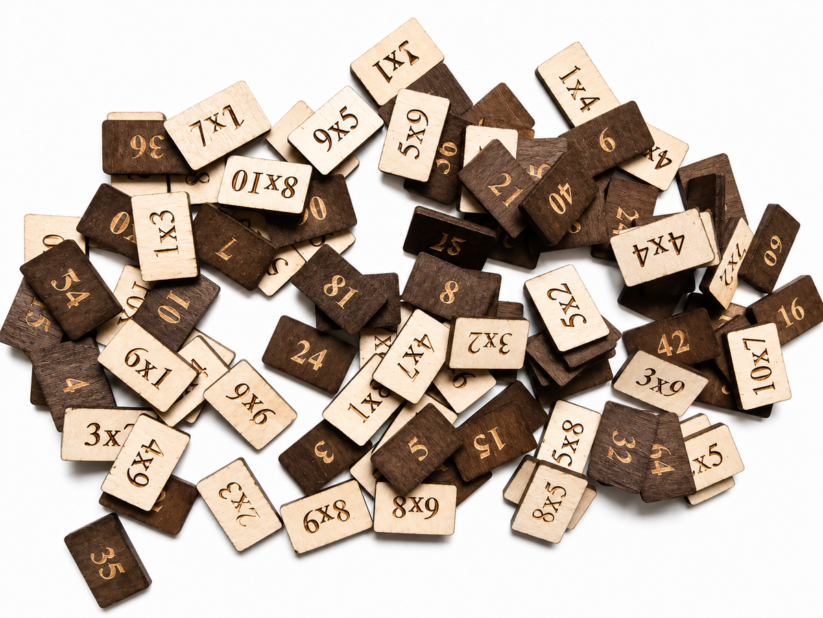 Multiplication Table – Wooden Educational Math Game