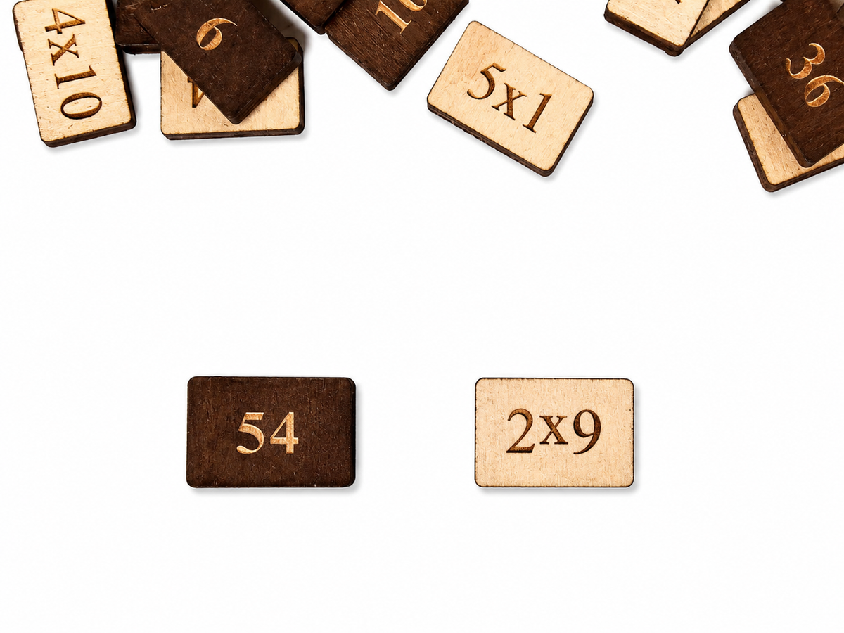 Multiplication Table – Wooden Educational Math Game