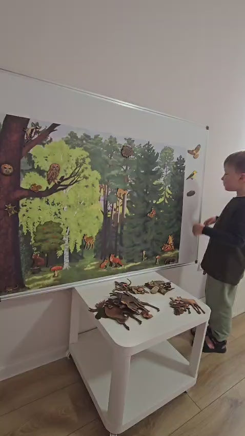 Large Magnetic Nature Game “Forest”